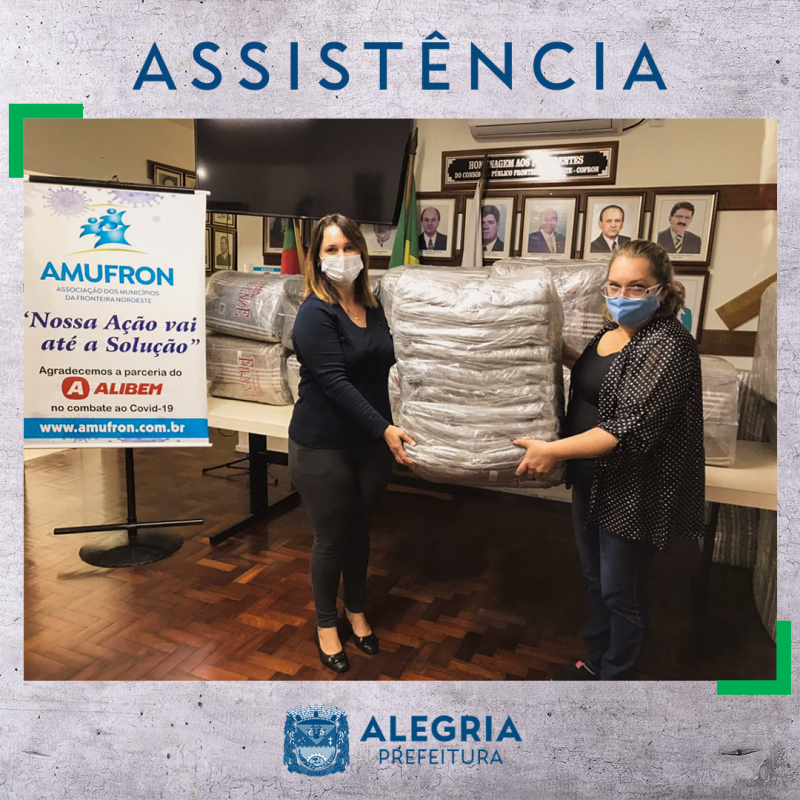doação de cobertores da empresa ALIBEM