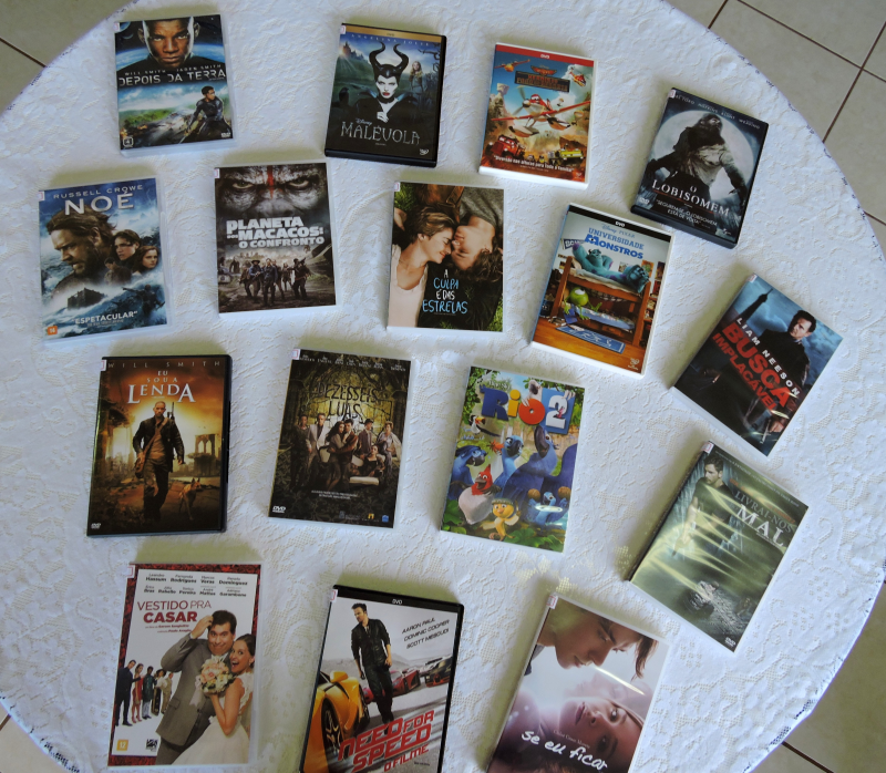 NOVOS DVDs