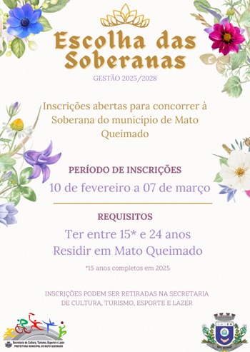 <p>ESCOLHA DAS SOBERANAS!</p>
