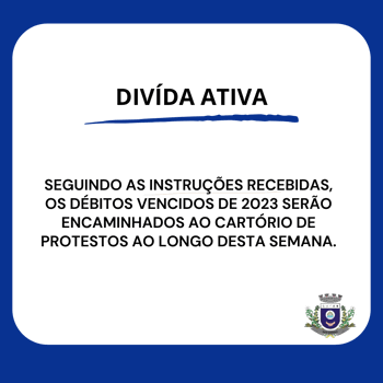 <p>DIV&Iacute;DA ATIVA</p>
<p>&nbsp;</p>