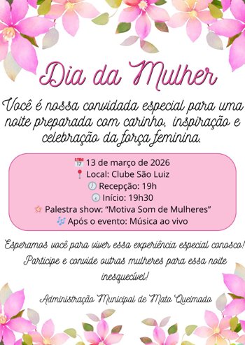 <p>Convite &ndash; Dia Internacional da Mulher&nbsp;<br /><br /><br /></p>