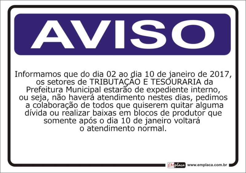 ATENÇÃO!