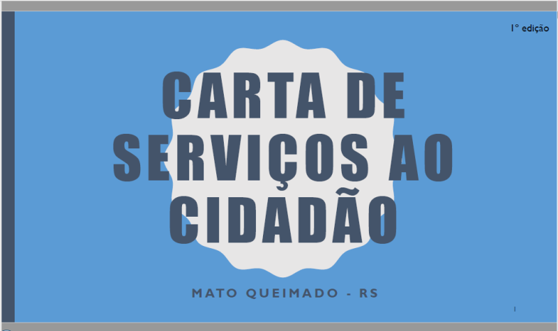 Carta de Serviços ao Cidadão
