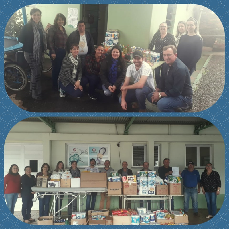 ENTREGA MANTIMENTOS PROJETO SOLIDARIEDADE DE BEM COM A VIDA