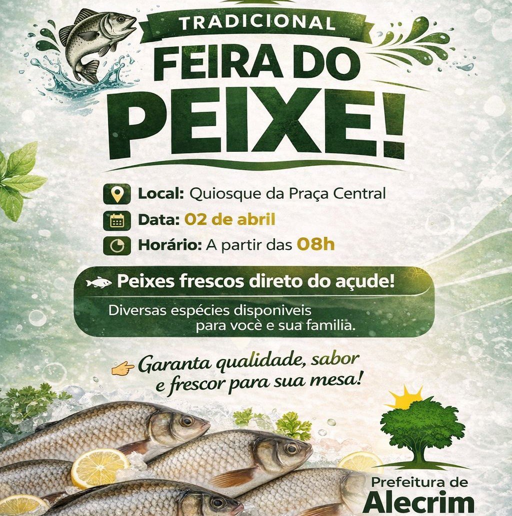 <div dir="auto">Vem a&iacute; a Tradicional Feira do Peixe!</div>
<div dir="auto">&nbsp;</div>