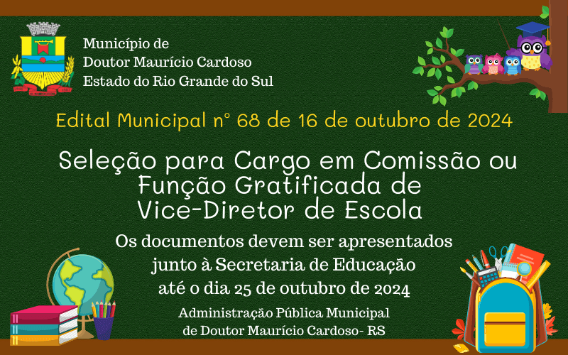 <p>Sele&ccedil;&atilde;o para o Cargo de Vice-Diretor de Escola</p>