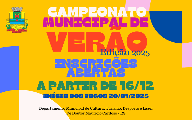 <p>Campeonato Municipal de Ver&atilde;o- Edi&ccedil;&atilde;o 2025</p>