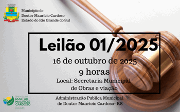 <p>Leil&atilde;o P&uacute;blico 01/2025</p>