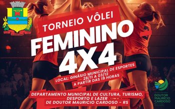 <p>Campeonato Municipal de V&ocirc;lei Feminino 4x4</p>