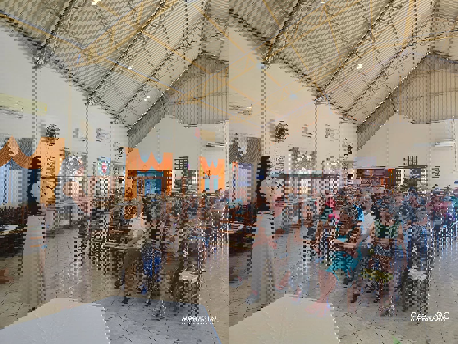 <h2 class="western"><span style="color: #000000; font-size: 12pt;"><strong>Idosos participam de palestra sobre sa&uacute;de p&eacute;lvica, mobilidade e autoestima no Centro de Conviv&ecirc;ncia</strong></span></h2>