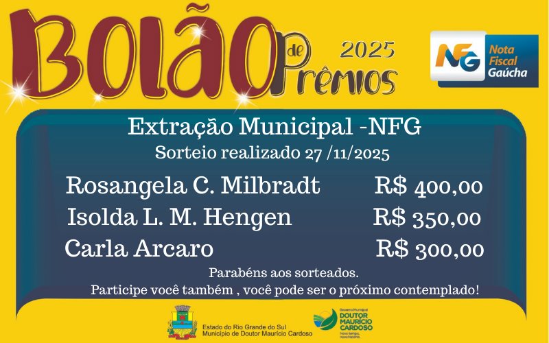 <p>Sorteio do m&ecirc;s de Novembro</p>