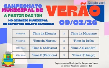 <p>Campeonato Municipal de Ver&atilde;o</p>
