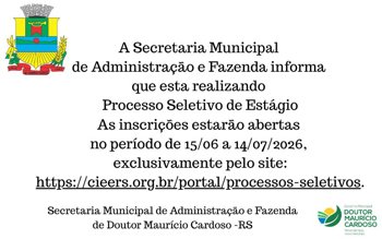 PROCESSO SELETIVO DE EST&Aacute;GIO