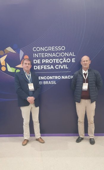 Prefeito&nbsp; e Assessor&nbsp; participam do Congresso Internacional de Prote&ccedil;&atilde;o e Defesa Civil em Porto Alegre