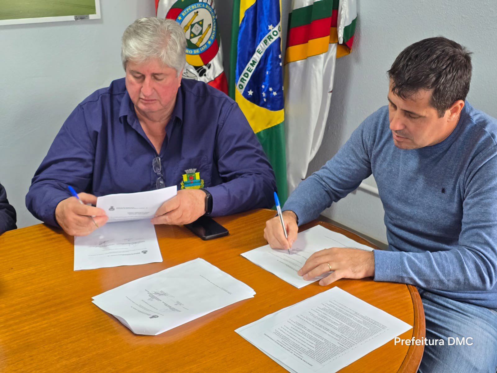 Munic&iacute;pio assina contrato para melhorias nos gin&aacute;sios municipais