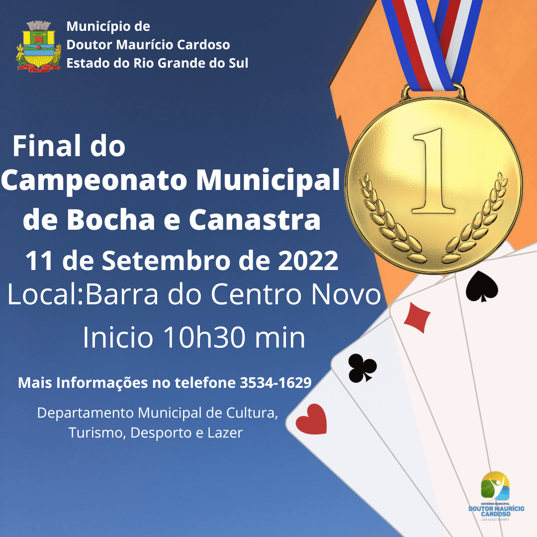 Final do Campeonato Municipal de Bochas e Canastra