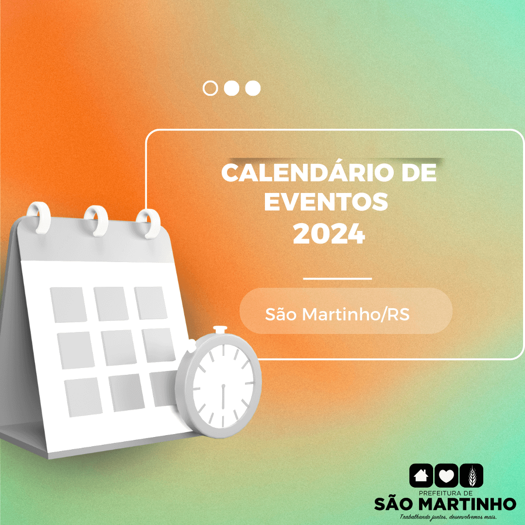 Calendário de eventos 2024