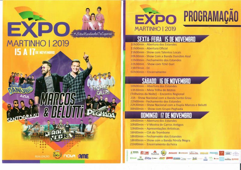 FALTAM 15 DIAS PARA A 7ª EXPOMARTINHO!