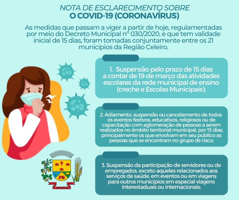 NOTA DE ESCLARECIMENTO SOBRE  O COVID-19 (CORONAVÍRUS)