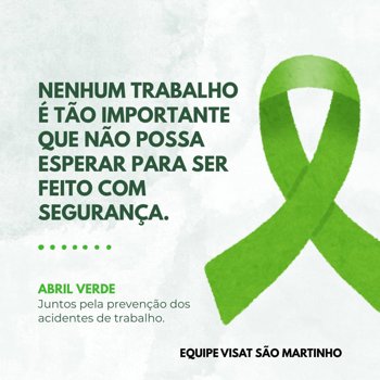 <p>Equipe da VISAT promove a&ccedil;&otilde;es em Sa&uacute;de do Trabalhador com foco em seguran&ccedil;a, sa&uacute;de e preven&ccedil;&atilde;o de acidentes</p>