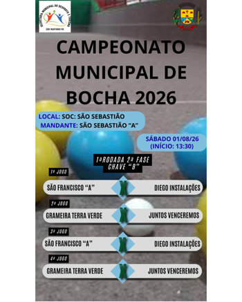 <strong>CAMPEONATO MUNICIPAL DE BOCHA 2026</strong>