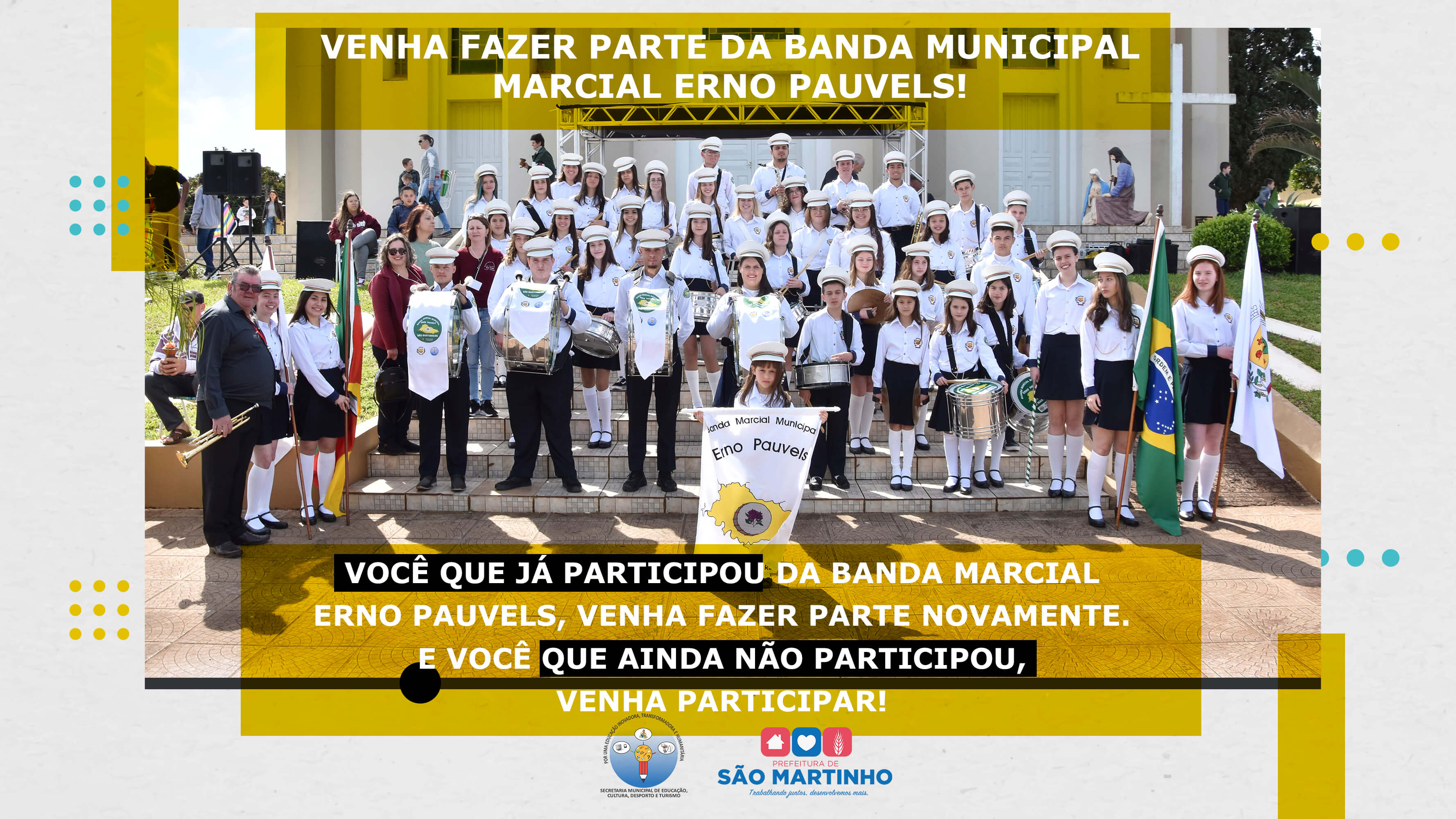 VENHA PARTICIPAR DA BANDA ERNO PAUVELS!