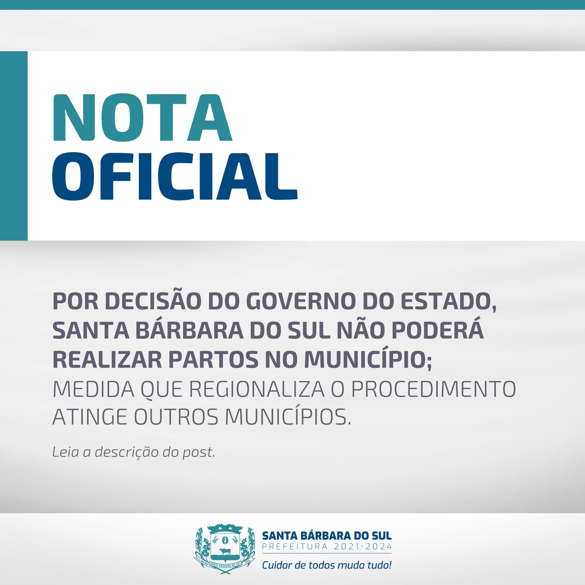 Decisão do Governo do Estado, em consideração às resoluções 50/2022 e 639/2023, emitidas pelas Comissões Intergestoras Bipartites do Estado, o Hospital São Vicente de Paulo de Cruz Alta é a nova referência como maternidade de risco