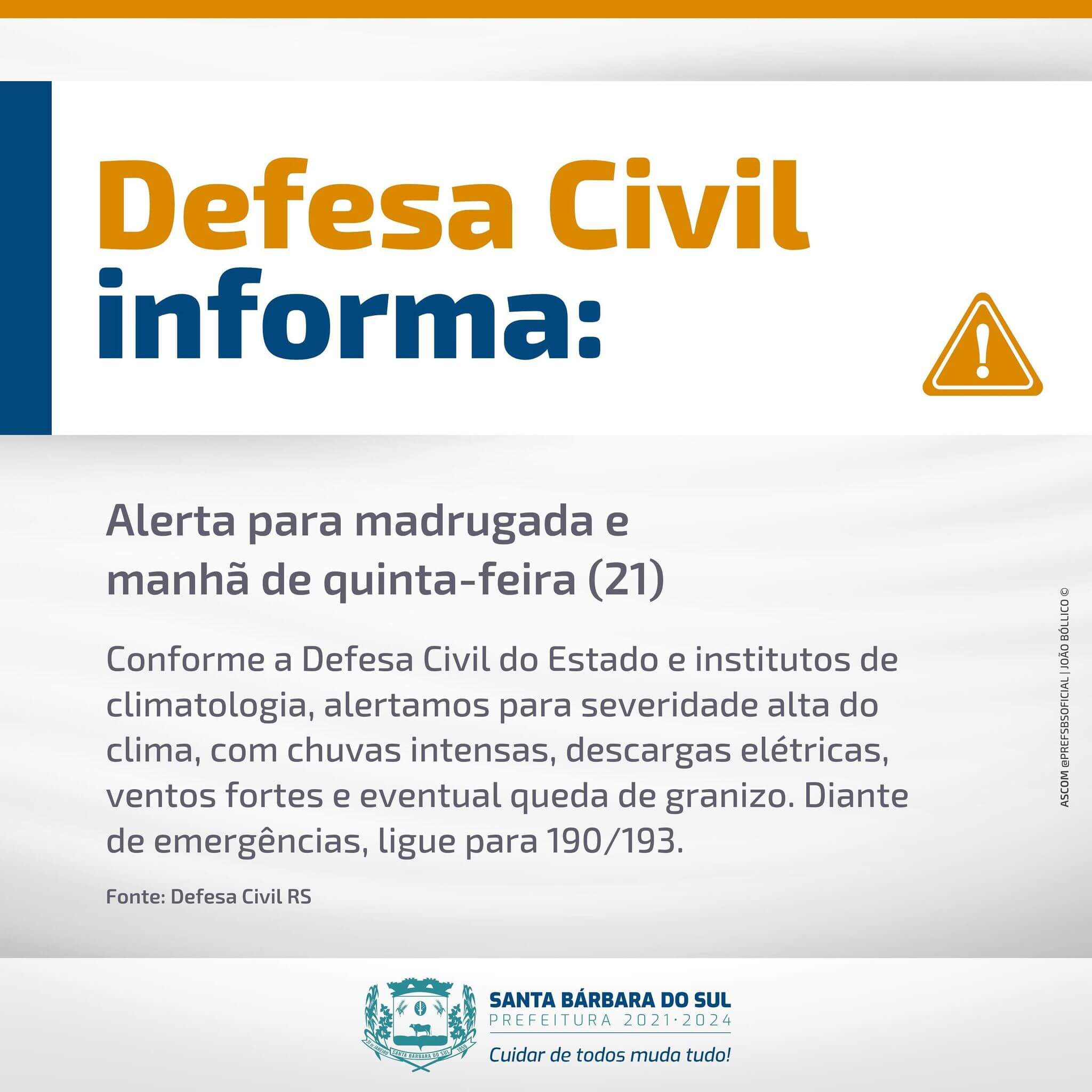 Alerta Defesa Civil Municipal