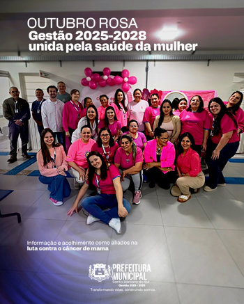 <p><span style="font-size: 14pt;"><strong data-start="122" data-end="184">OUTUBRO ROSA &ndash; GEST&Atilde;O 2025-2028 UNIDA PELA SA&Uacute;DE DA MULHER</strong></span></p>
