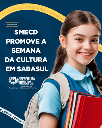 <p><span style="font-size: 14pt;"><strong>SEMANA DA CULTURA EM SANTA B&Aacute;RBARA DO SUL</strong></span></p>