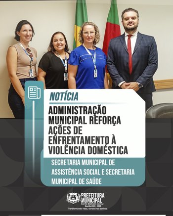 <p><span style="font-size: 14pt;">Administra&ccedil;&atilde;o municipal refor&ccedil;a a&ccedil;&otilde;es de enfrentamento &agrave; viol&ecirc;ncia dom&eacute;stica</span></p>