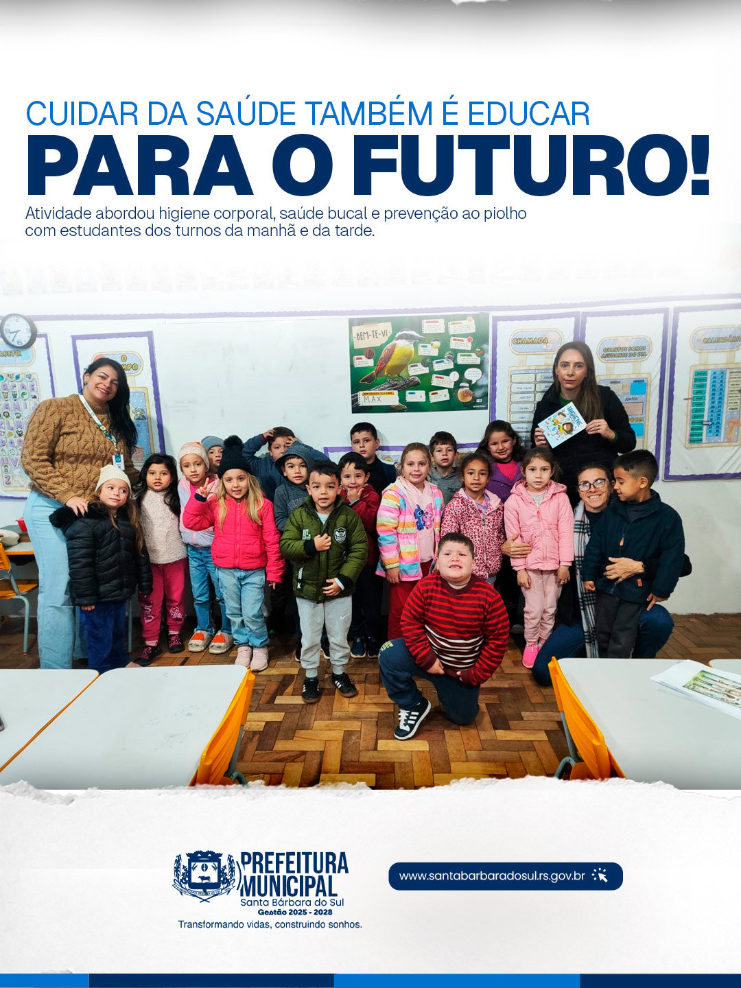 Educação em saúde é tema de ação na Escola Clemente Corvalão