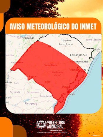 Aviso Meteorol&oacute;gico do INMET