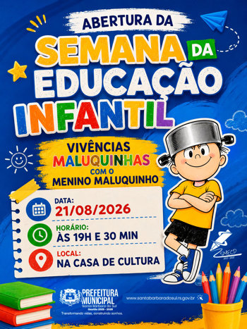 🎭 ESPET&Aacute;CULO &ldquo;MENINO MALUQUINHO&rdquo;