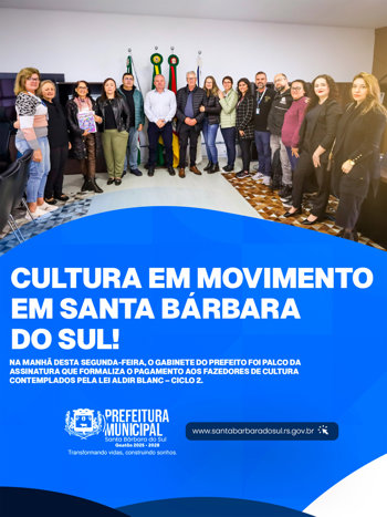 🌟 Cultura em movimento em Santa Bárbara do Sul!