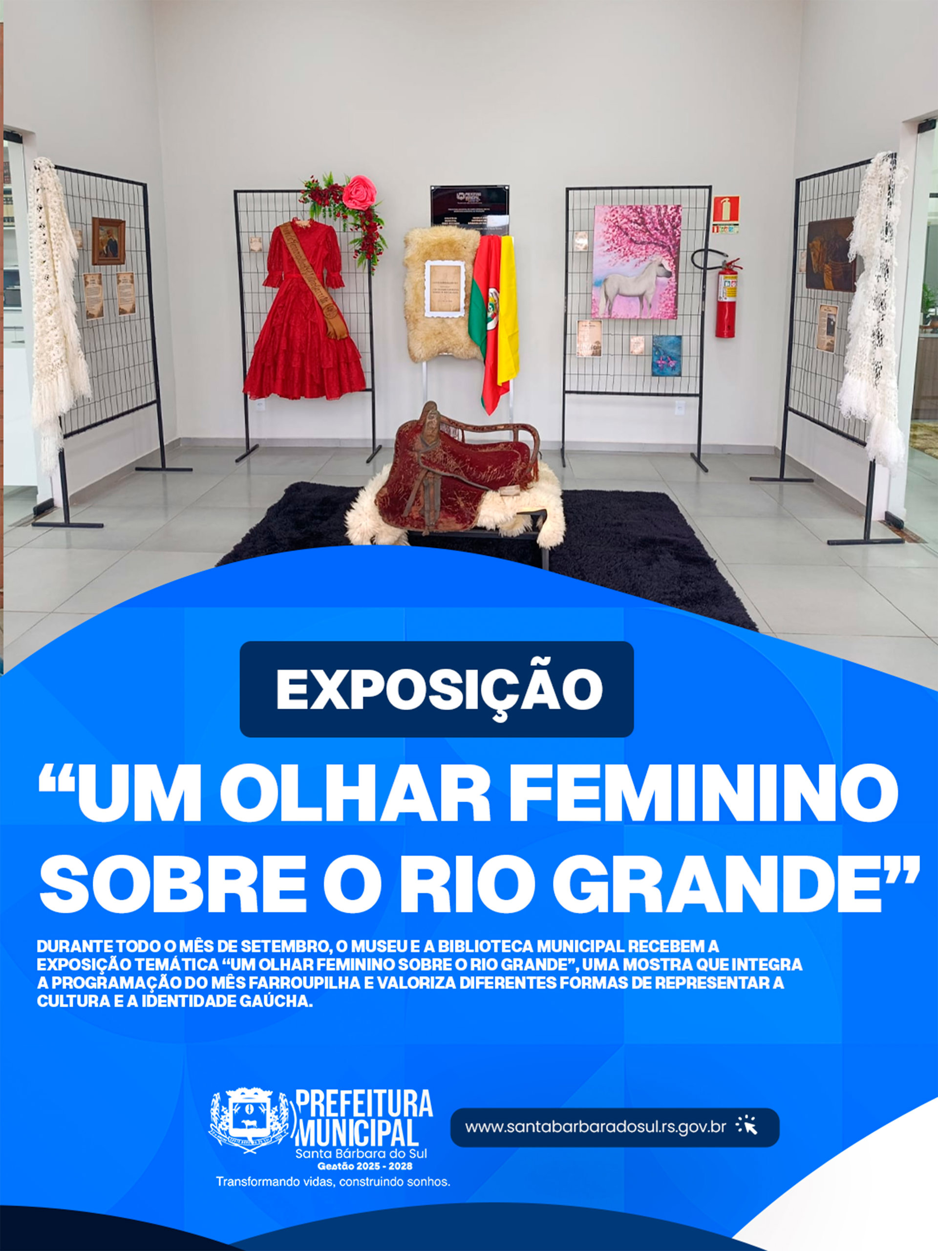 🖼️ Exposi&ccedil;&atilde;o &ldquo;Um olhar feminino sobre o Rio Grande&rdquo;