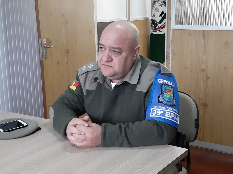 Para abordar segurança, Prefeitura de Santa Bárbara recebeu o comandante da Brigada Militar