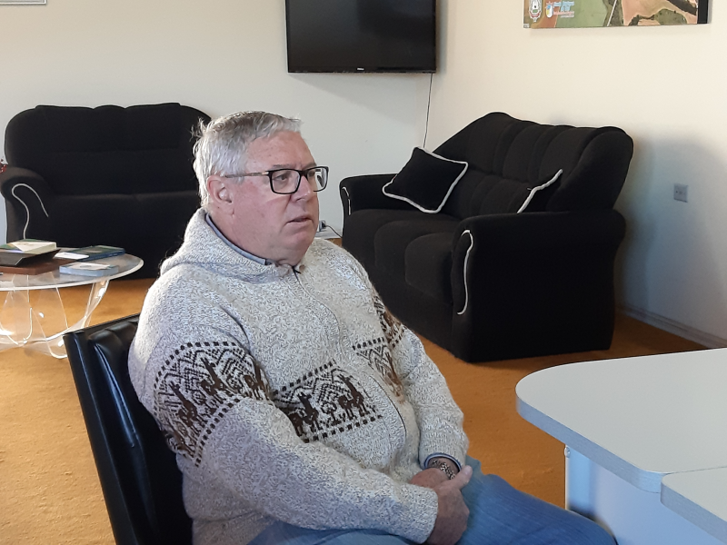 Executivo de Santa Bárbara recebeu a visita ilustre do Pe. Luiz Bruno Kolling, pároco do município