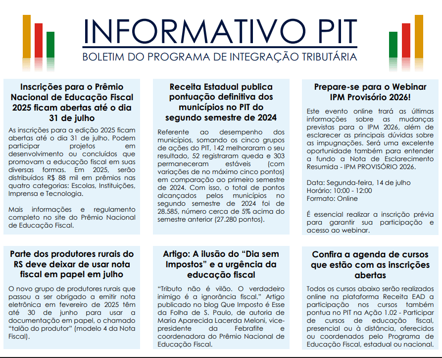 <h2 class="section-title">INFORMATIVO PIT N&ordm; 29 &ndash; JUNHO/2025</h2>