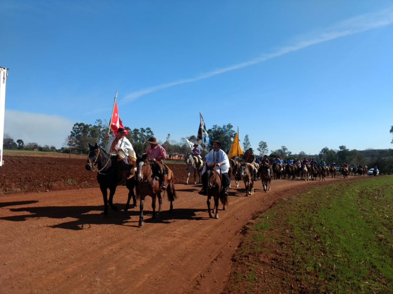 2° TRILHA DA INTEGRAÇÃO JESUÍTICA-GUARANI E 9° CAVALGADA NHEÇUANA-GUARANI