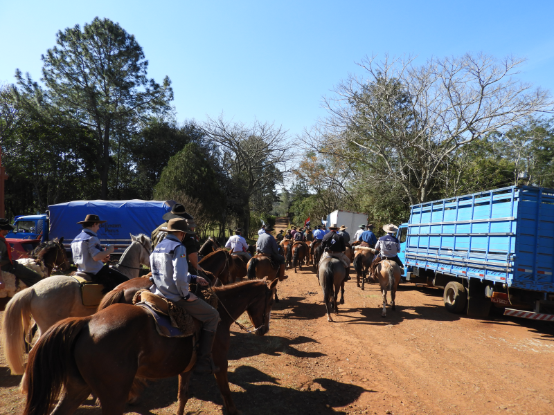 2° TRILHA DA INTEGRAÇÃO JESUÍTICA-GUARANI E 9° CAVALGADA NHEÇUANA-GUARANI