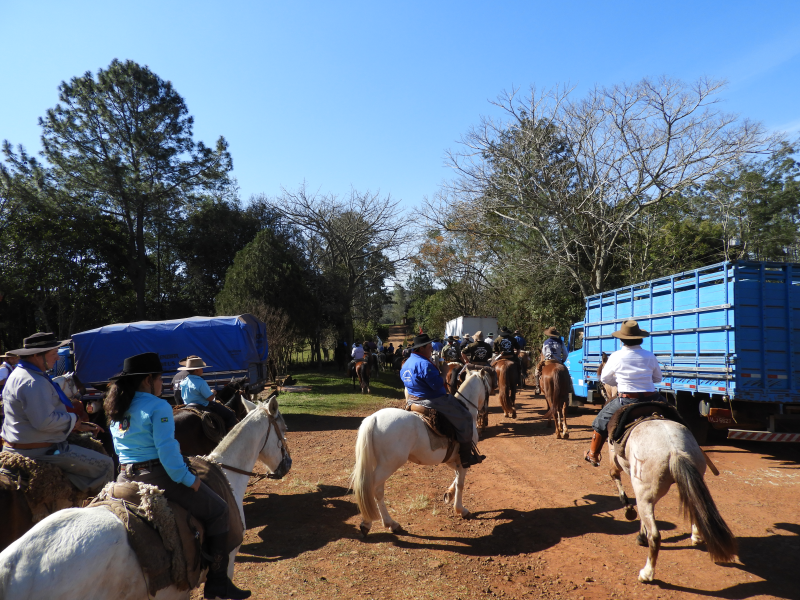 2° TRILHA DA INTEGRAÇÃO JESUÍTICA-GUARANI E 9° CAVALGADA NHEÇUANA-GUARANI