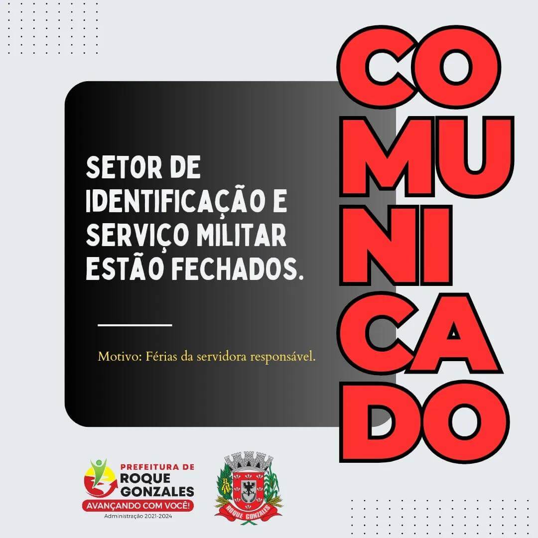 COMUNICADO IMPORTANTE
