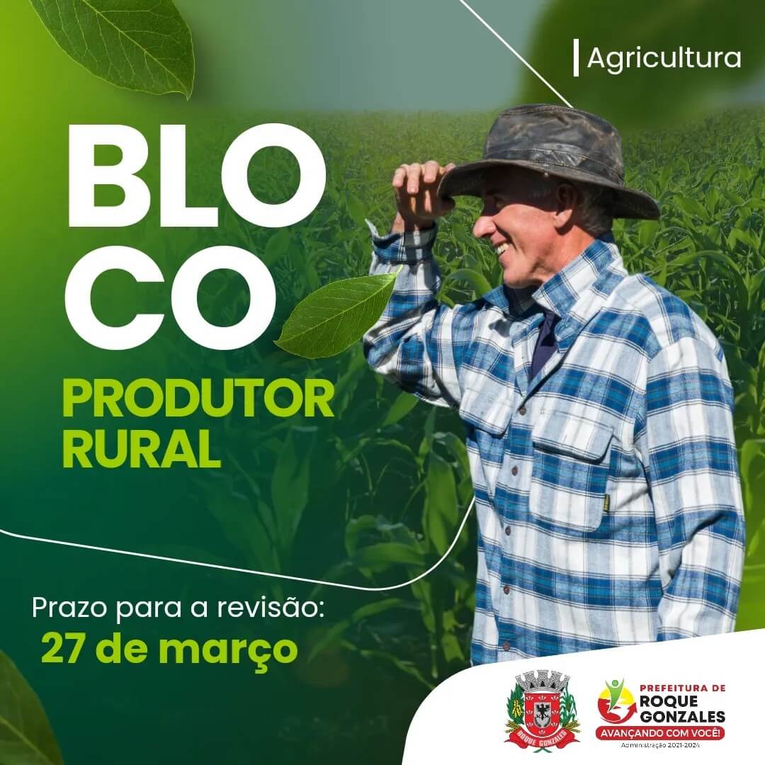REVISÃO DO BLOCO DE PRODUTOR RURAL 2024
