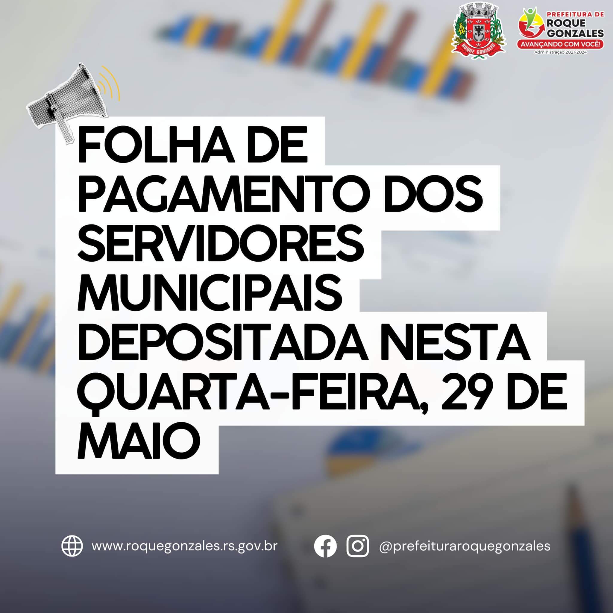 <p>COMUNICADO SOBRE A FOLHA DE PAGAMENTO DE MAIO</p>