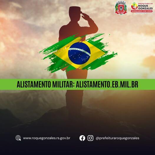 <p>JUNTA DE SERVI&Ccedil;O MILITAR DE ROQUE GONZALES INFORMA SOBRE ALISTAMENTO MILITAR 2024</p>