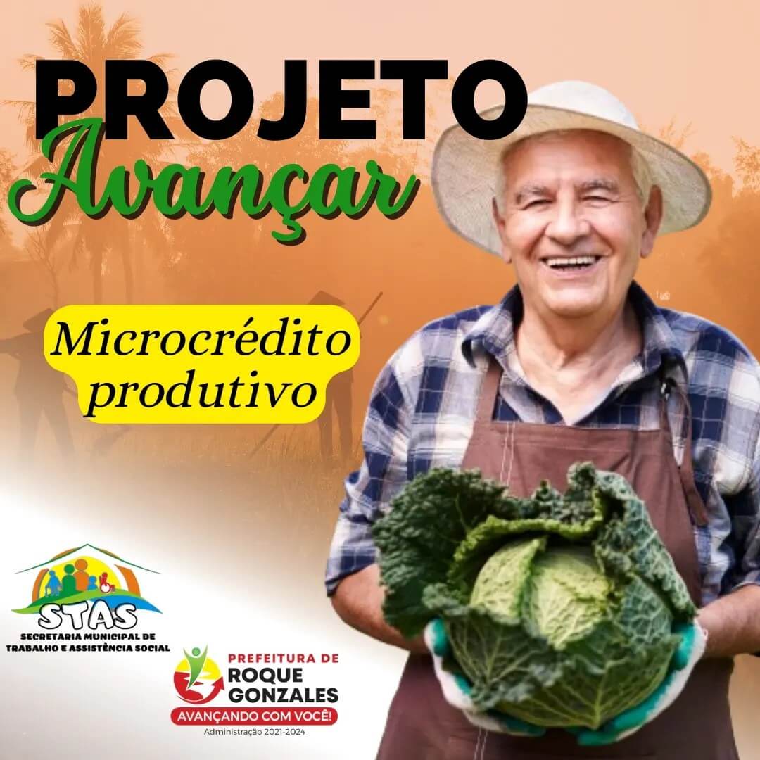 PROJETO "AVANÇAR" PARA MICROCRÉDITO PRODUTIVO