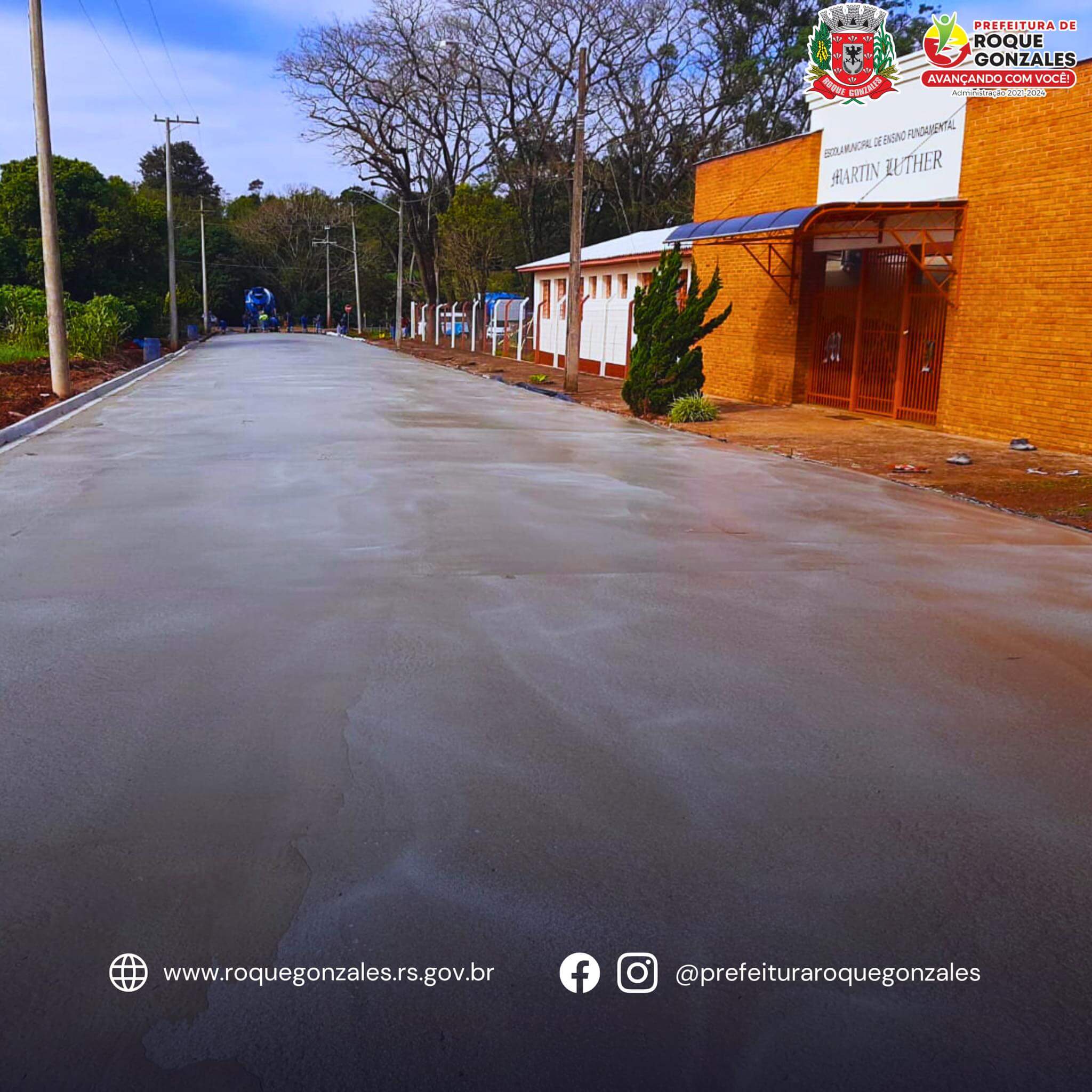 <p>ROQUE GONZALES INVESTE EM INFRAESTRUTURA: VIAS PAVIMENTADAS COM CONCRETO USINADO</p>