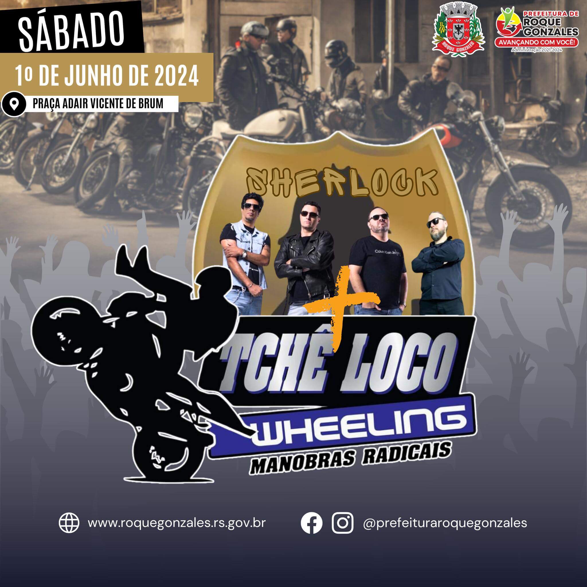 <p>ROQUE GONZALES PROMOVE GRANDE EVENTO NA PRA&Ccedil;A ADAIR VICENTE DE BRUM NESTE S&Aacute;BADO 1&ordm; DE JUNHO</p>