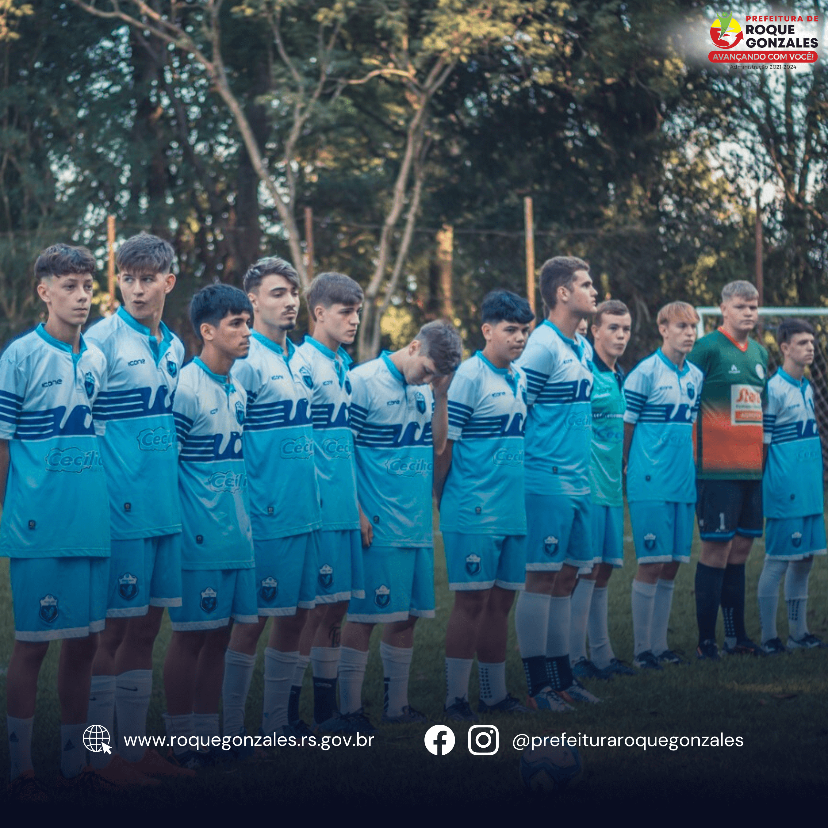 TEVE INÍCIO O CAMPEONATO MUNICIPAL DE FUTEBOL 7 EM ROQUE GONZALES